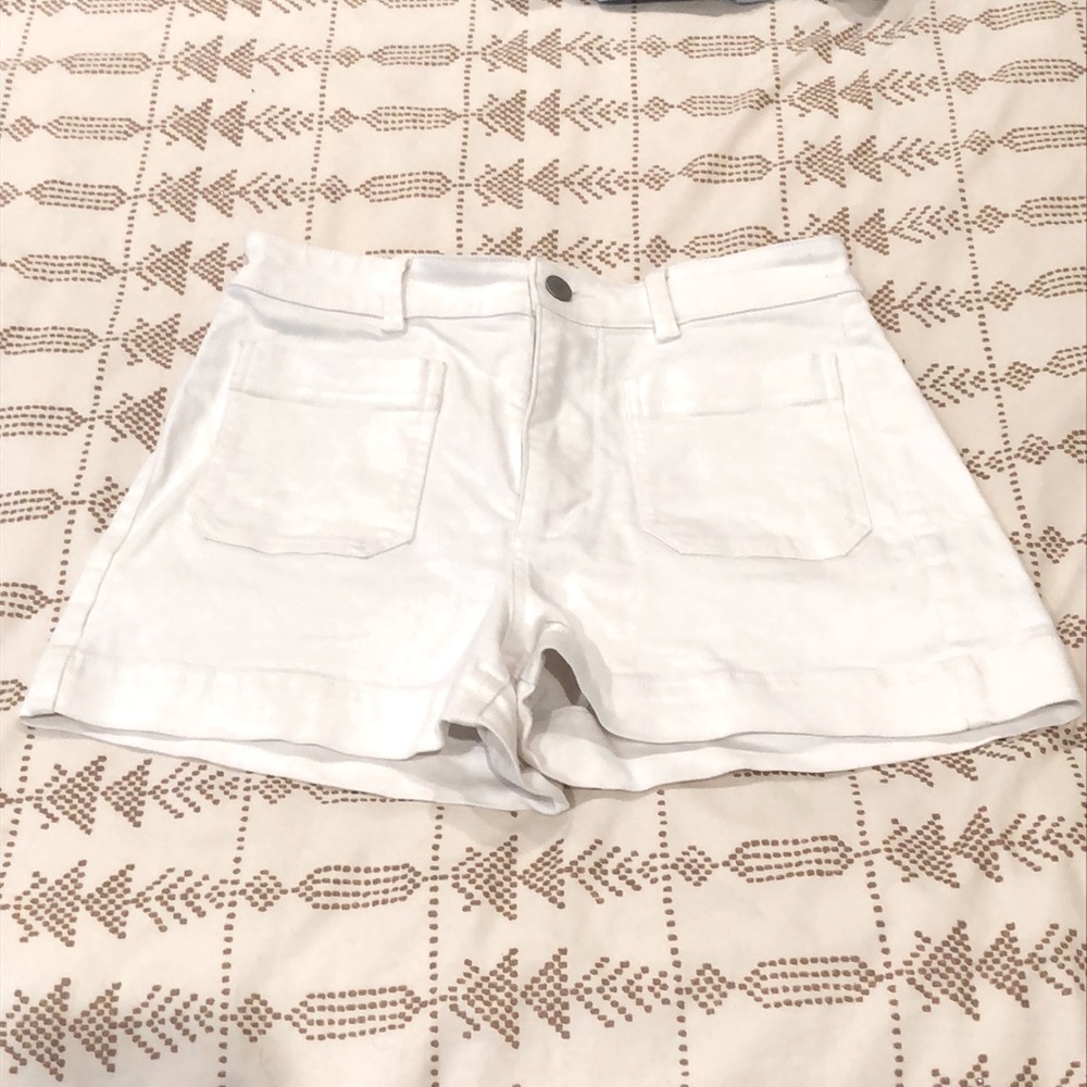 White Denim Shorts from Everlane